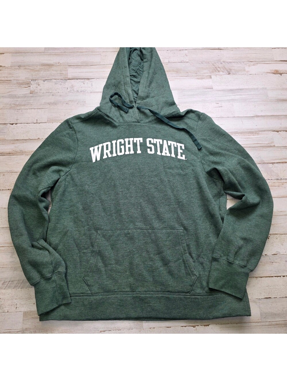 Wright State Raiders Hoodie Sweatshirt XL Green Redshirt College University